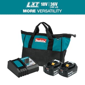18V LXT Lithium-Ion Battery and Rapid Optimum Charger Starter Pack (5.0Ah)