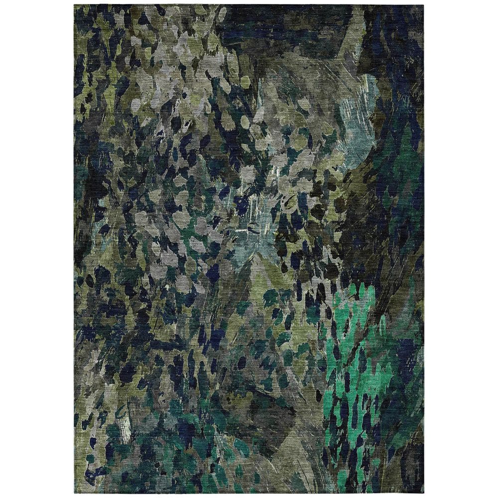Chantille Machine Washable Indoor/Outdoor Abstract ACN2737 Olive 9 ft. x 12 ft. Area Rug price history on PriceWatchPro