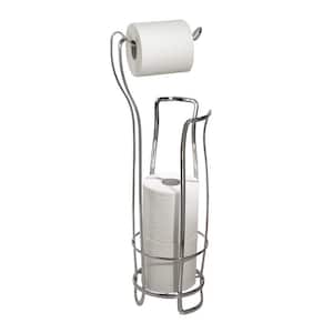 Axis Freestanding Toilet Paper Holder Plus in Chrome