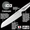 Cuisine::pro iD3 BLACK SAMURAI 5 in. Stainless Steel Full Tang Chef's Knife  1034433 - The Home Depot