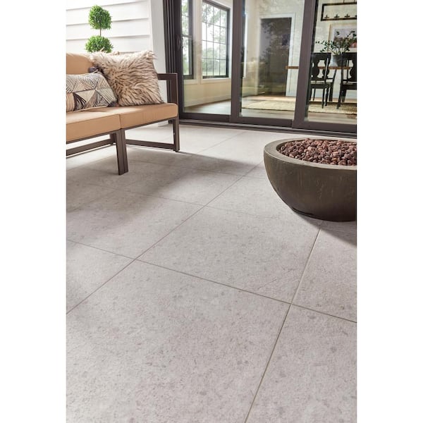 Terrazo Glacier 2 cm. x 24 in. x 24 in. Matte Porcelain Paver Tile (224 sq. ft. /Pallet)