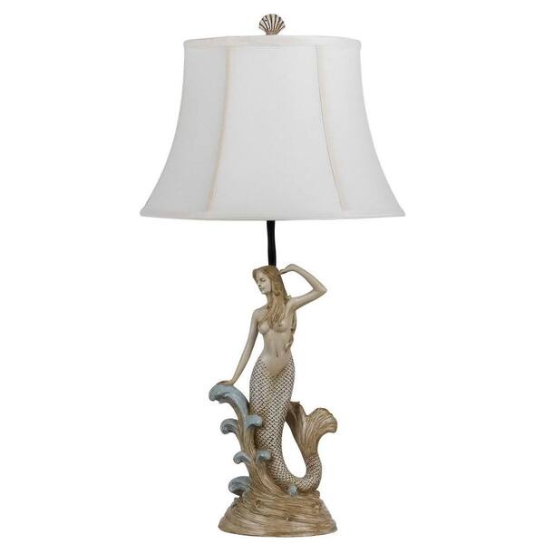 CAL Lighting 30.5 in. Sundew Mermaid Table Lamp