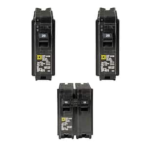 Square D Homeline 30 Amp Single-Pole Circuit Breaker(HOM130CP) HOM130CP ...