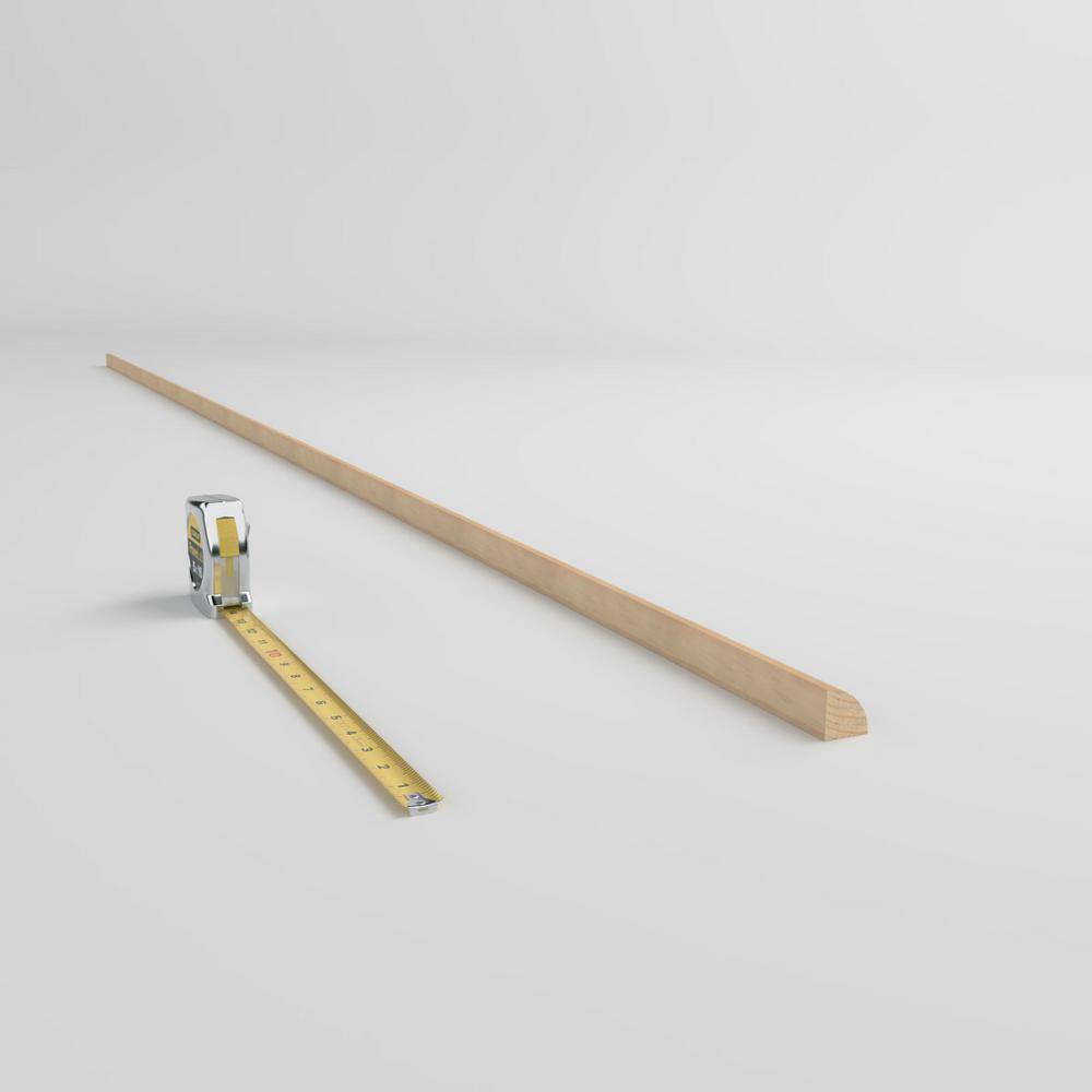 96" Unfinished Pine Quarter Round Moulding