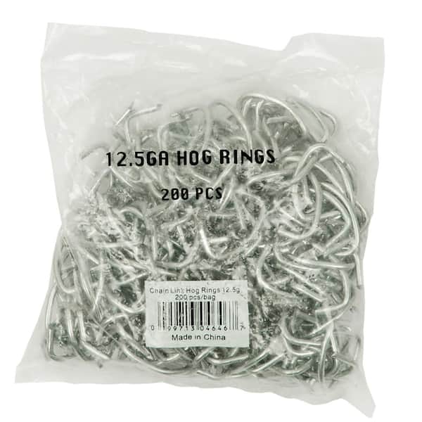 Lehigh 200 lb. 1/4 in. x 2 in. Nickel-Plated Steel Welded Rings (2-Pack)  7066S-6 - The Home Depot