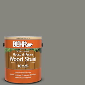 1 gal. #SC-137 Drift Gray Solid Color House and Fence Exterior Wood Stain