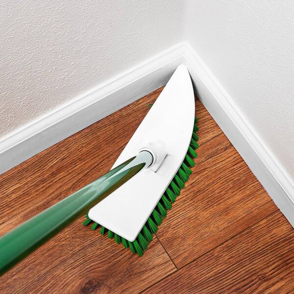 W Home Floor Cleaning Brush, Soft & Stiff Brush, Perfect for