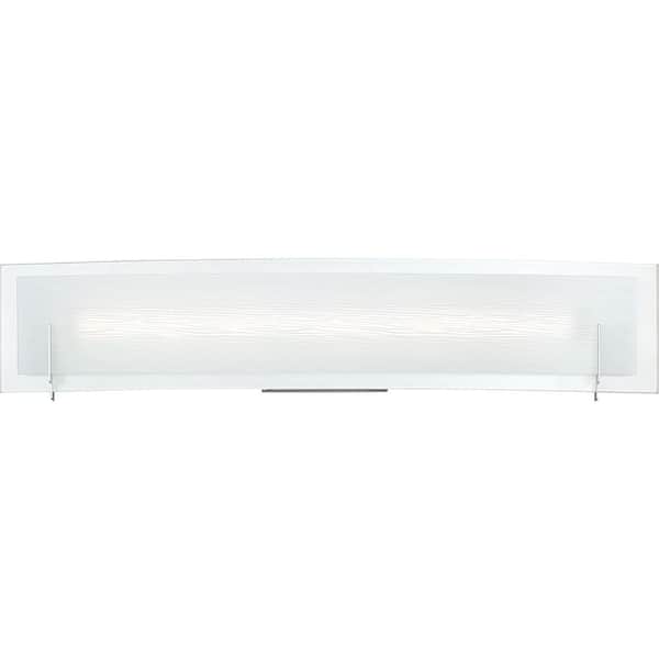 Quoizel Stream 23.5 in. Polished Chrome Integrated LED Vanity Light
