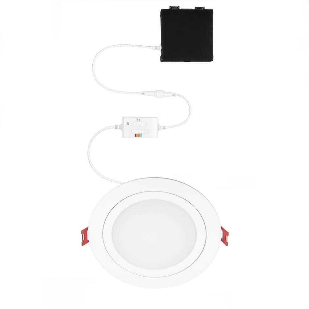 Elite Series 6 in. LED DuoBright, 3-Level Lumen Select, Ultra Directional Canless Recessed Light, Adjustable CCT price history on PriceWatchPro