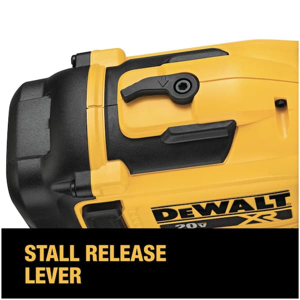 DEWALT - 20-Volt MAX Lithium-Ion 15° Electric Cordless Roofing Nailer with 20-Volt MAX Premium 5. 0Ah Battery Pack