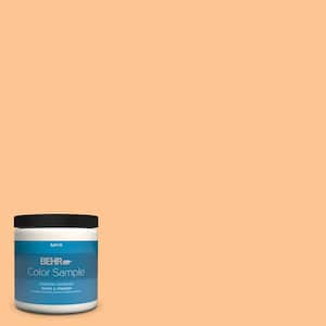 BEHR PREMIUM PLUS 8 oz. #400A-1 Candlelight Yellow Satin Enamel  Interior/Exterior Paint & Primer Color Sample B370016 - The Home Depot