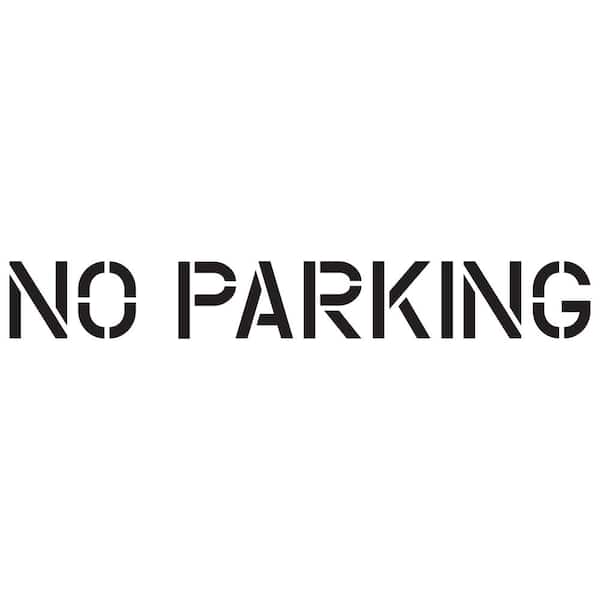 24 in. No Parking Stencil