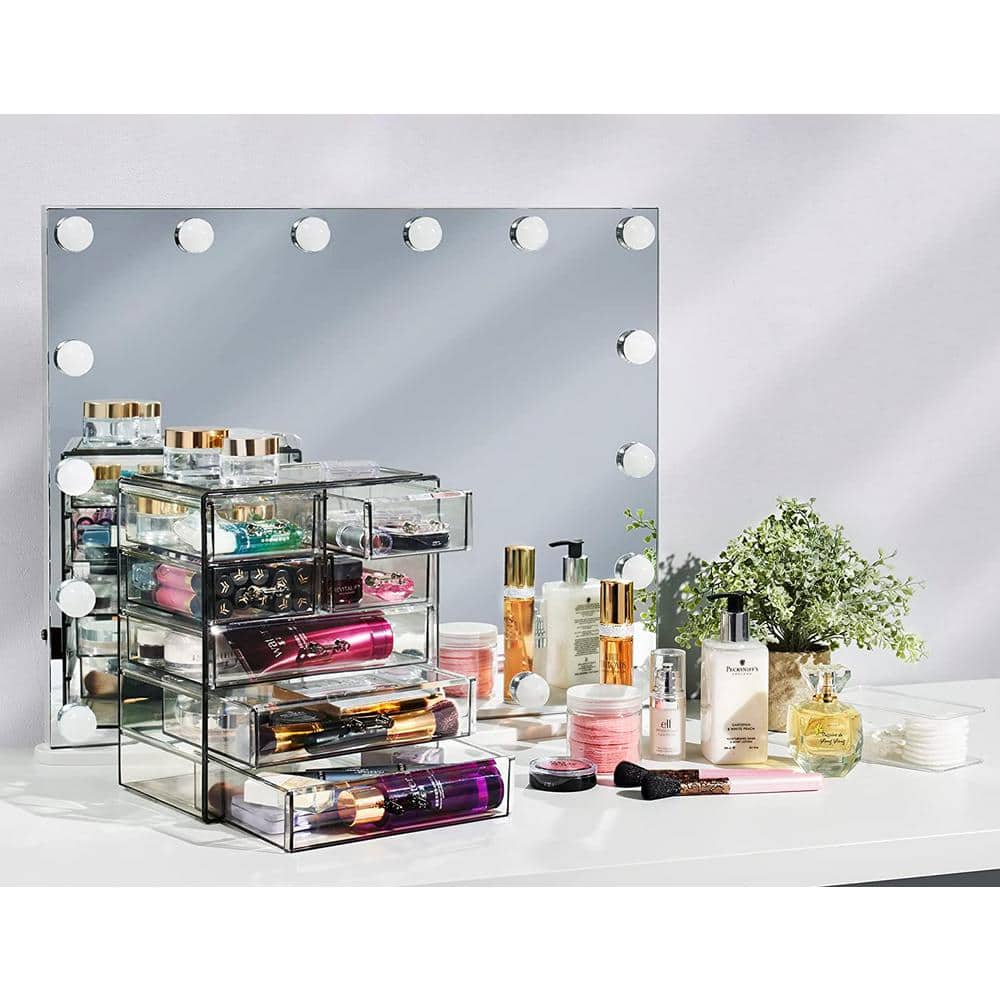 Clear Acrylic 7-Drawer Cosmetic and Jewelry Organizer