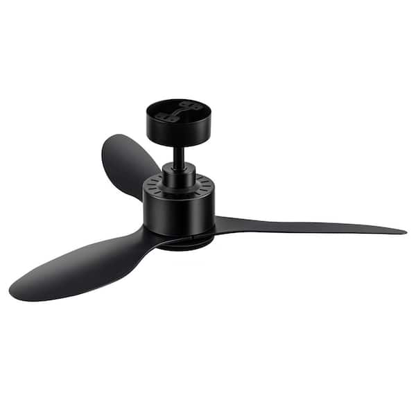 Breezary Sawyer 42 in. Indoor 6-Speed Black Ceiling Fan with DC