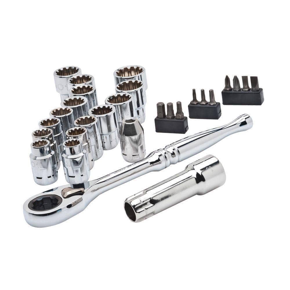 Husky 3/8 in. Drive Universal Pass-Thru Set (28-Piece) HUVTHRU28PC