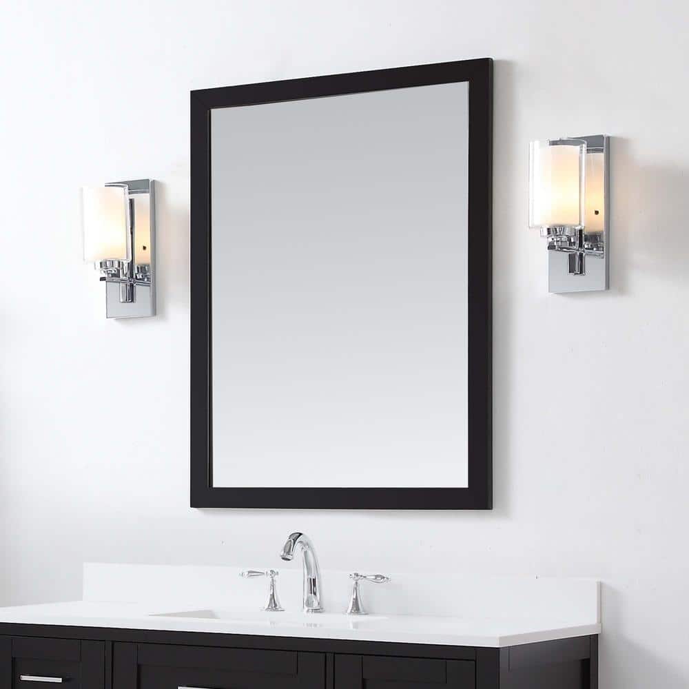 Tahoe Espresso 28" x 36" Solid Wood Full-Length Mirror