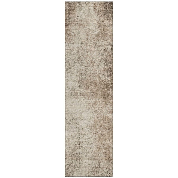 Chantille Machine Washable Indoor/Outdoor Abstract ACN1903 Taupe 2 ft. 3 in. x 7 ft. 6 in. Runner Rug
