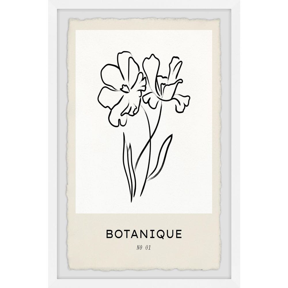 No 01 Botanique by Marmont Hill Framed Nature Art Print 24 in. x 16 in.