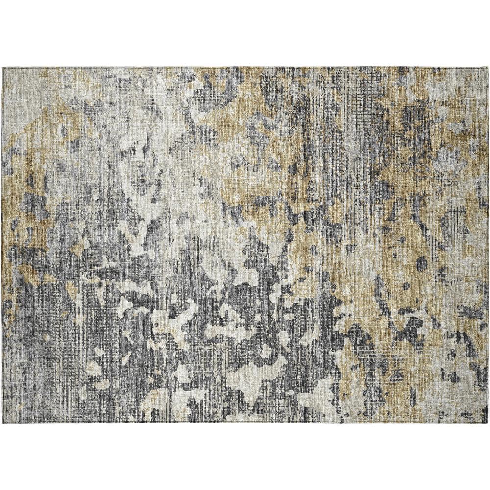 UPC 195843339926 product image for Accord Beige 1 ft. 8 in. x 2 ft. 6 in. Abstract Indoor/Outdoor Washable Area Rug | upcitemdb.com