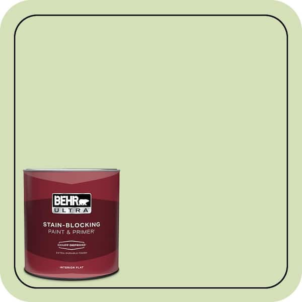 BEHR ULTRA 1 qt. #MQ4-45 Spring Glow Extra Durable Flat Interior Paint & Primer