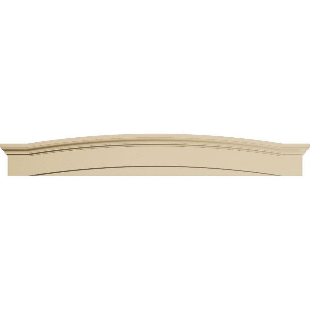 74 in. W x 10-1/2 in. H x 3 in. P Eyebrow Signature Urethane Pediment, Primed Tan price history on PriceWatchPro