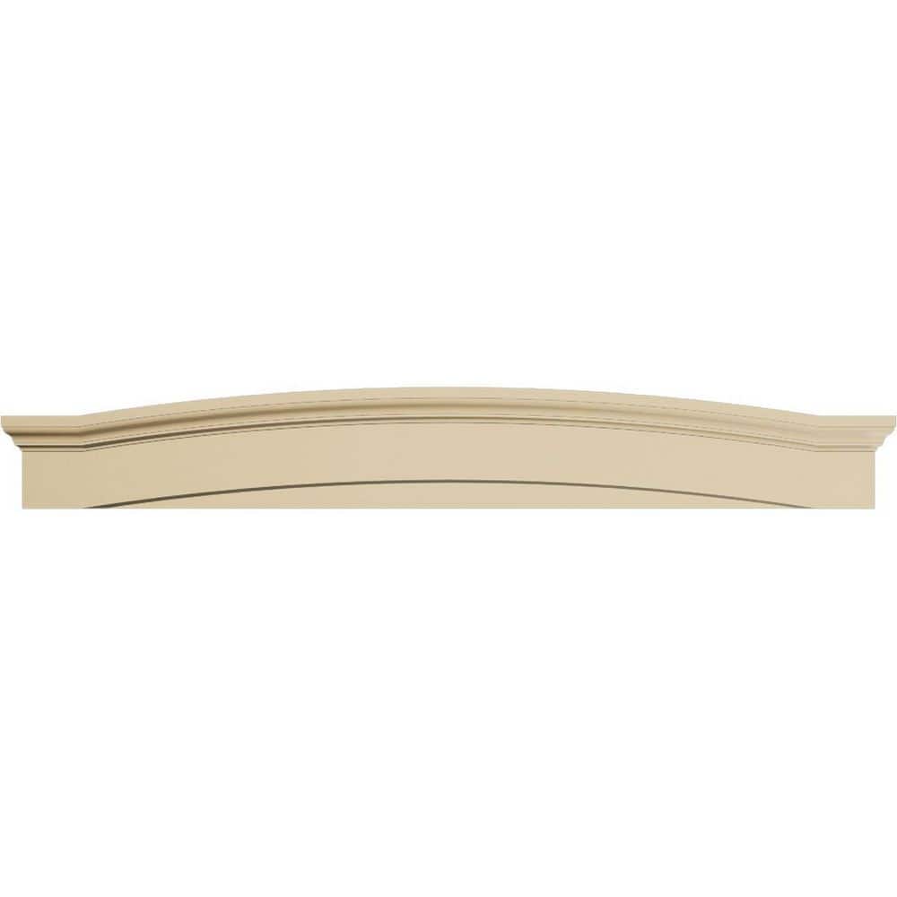 Ekena Millwork 74 in. W x 10-1/2 in. H x 3 in. P Eyebrow Signature
