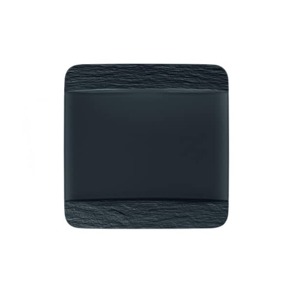 Villeroy & Boch Manufacture Rock Black Square Dinner Plate