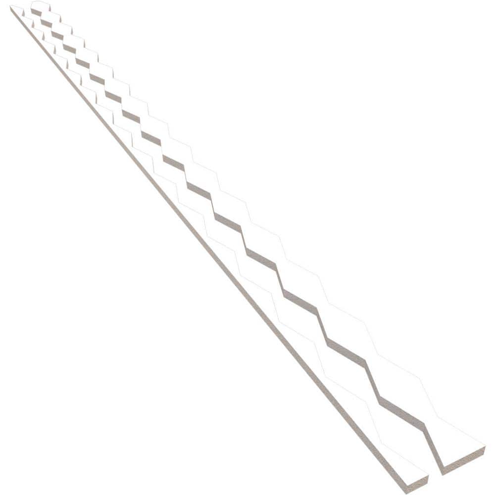 Cimarron 94 in. H x 0.75 in. W Slatwall Panels in PVC 24-Pack price history on PriceWatchPro
