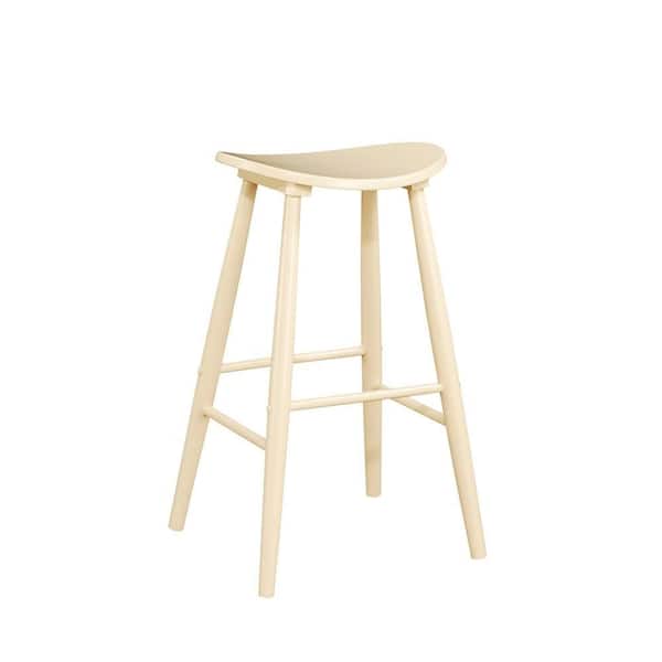 Linon Home Decor 24 in. Curve Bar Stool in Natural-DISCONTINUED