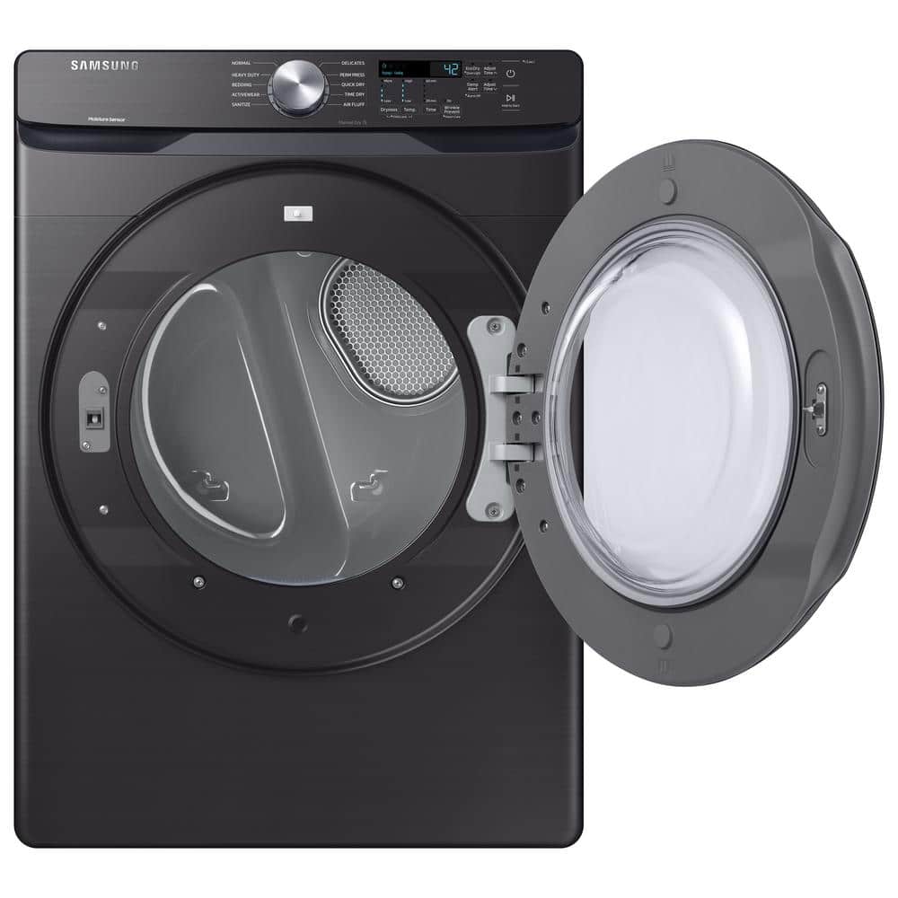 Samsung 7.5 Cu. Ft. Black Stainless Steel Smart Front Load Dryer