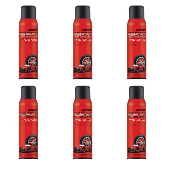 MOTHERS 15 oz. Speed Tire Shine Aerosol Spray (6-Pack)