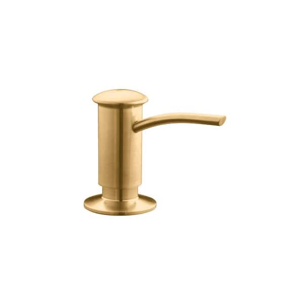 brushed bronze soap dispenser
