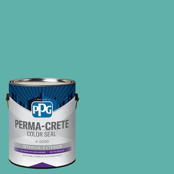 Perma-Crete Color Seal 1 gal. PPG1231-5 Artesian Well Satin Interior/Exterior Concrete Stain