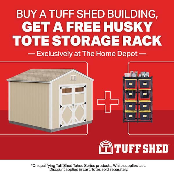 Professional Install Tahoe Series Durango 10 ft. W x 10 ft. D Wood Storage Shed 7 ft. High Sidewall (100 sq. ft.)