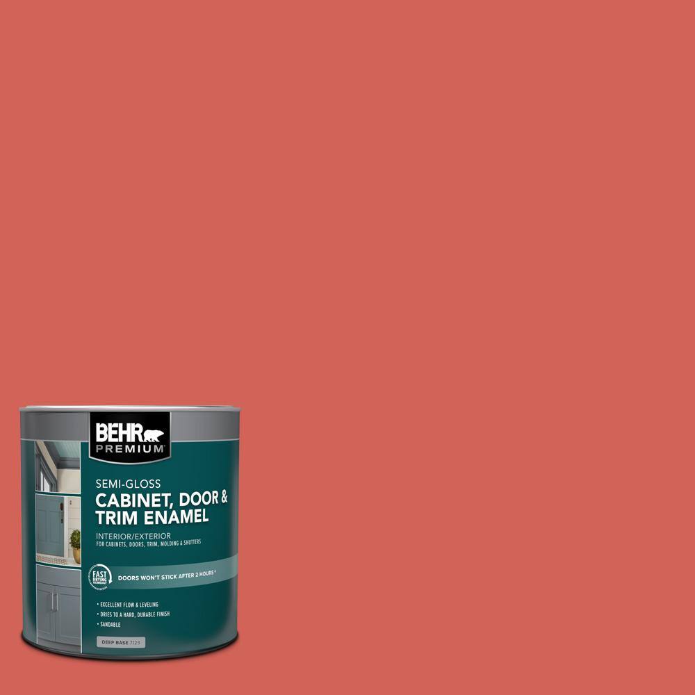 1 qt. #HDC-MD-05 Desert Coral Semi-Gloss Enamel Interior/Exterior Cabinet, Door & Trim Paint price history on PriceWatchPro