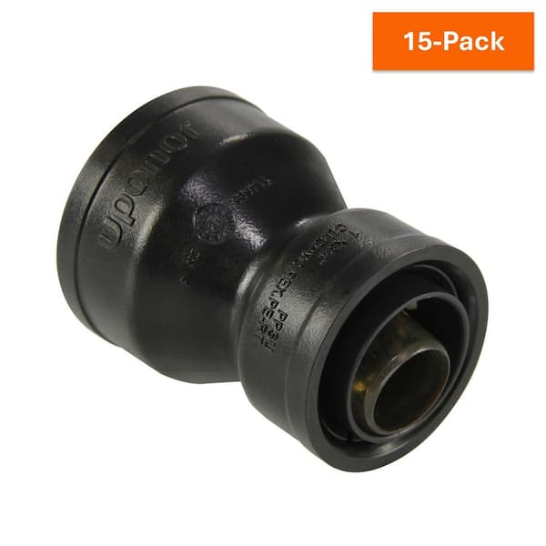 Uponor TotalFit 3/4 in. x 1 in. Push-to-Connect Engineered Polymer Reducing Coupling (15-Pack)