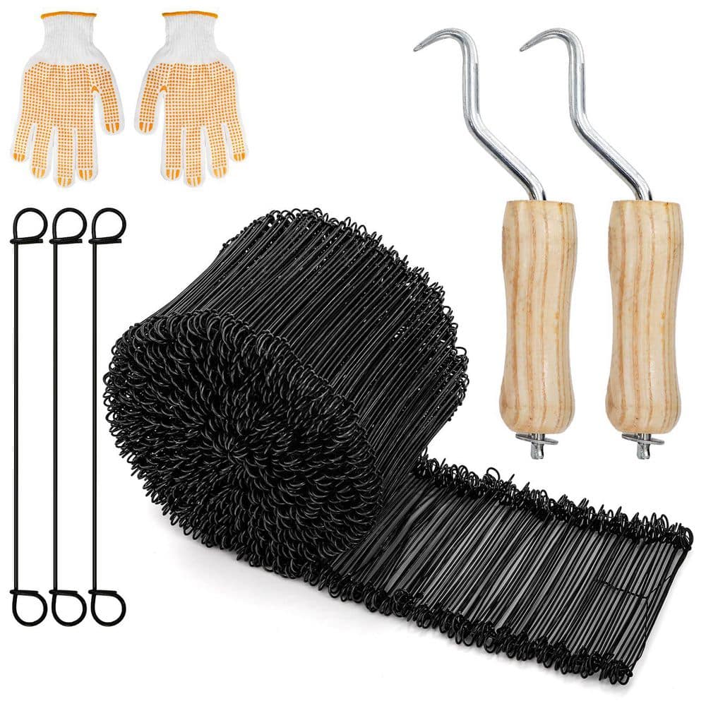 1000 Pieces 0.5 ft. Double Loop Rebar Ties Wire, 16 Gauge Cable Rebar Ties with Wire Tie Twister Tools and Gloves price history on PriceWatchPro