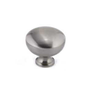 Faubourg Collection 1-1/4 in. (32 mm) Brushed Nickel Traditional Cabinet Knob