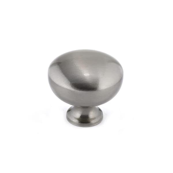 Richelieu Hardware Faubourg Collection 1-1/4 in. (32 mm) Brushed Nickel Traditional Cabinet Knob