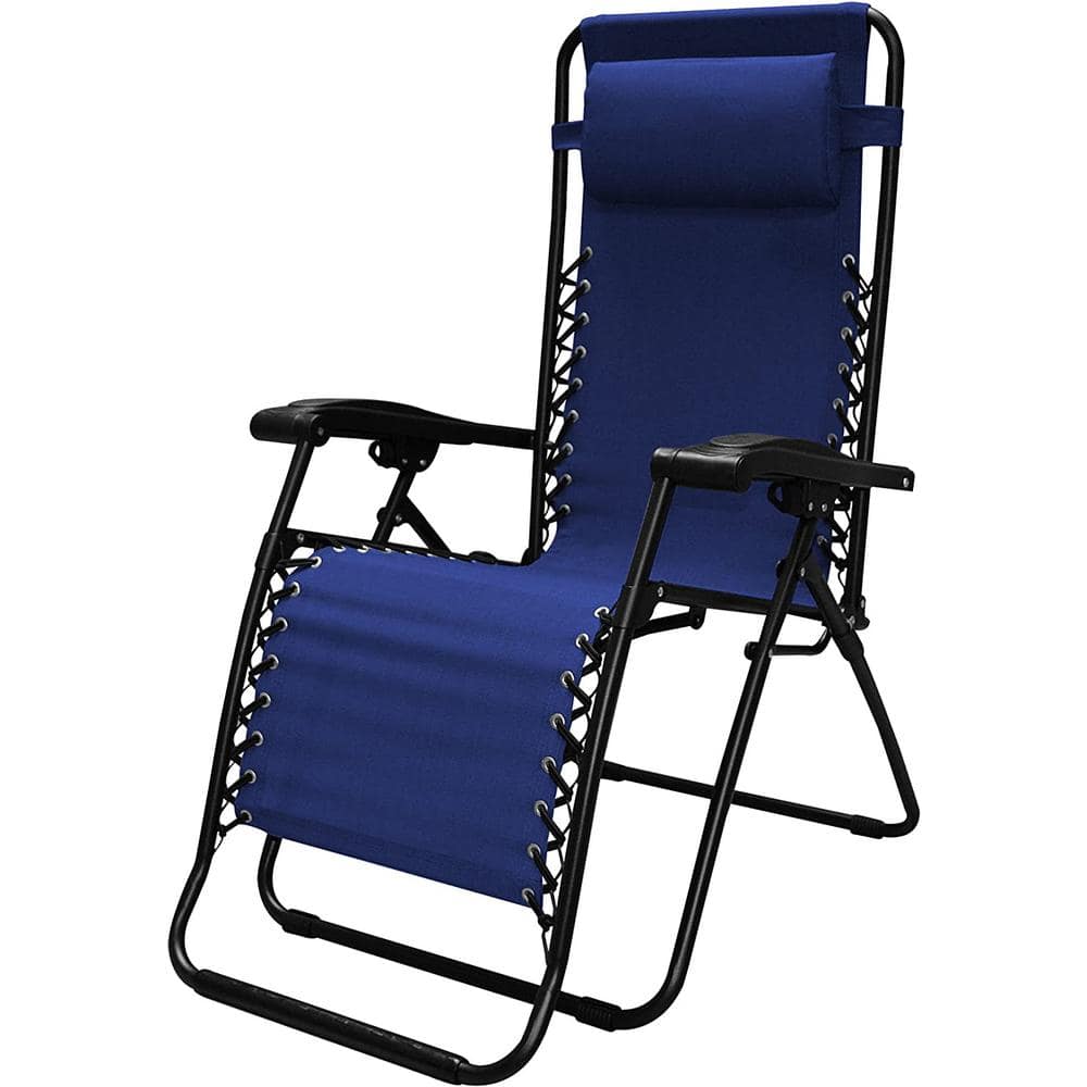 Outdoor Portable Folding Camping Lawn Deck Patio Pool Recliner Lounge, Adju