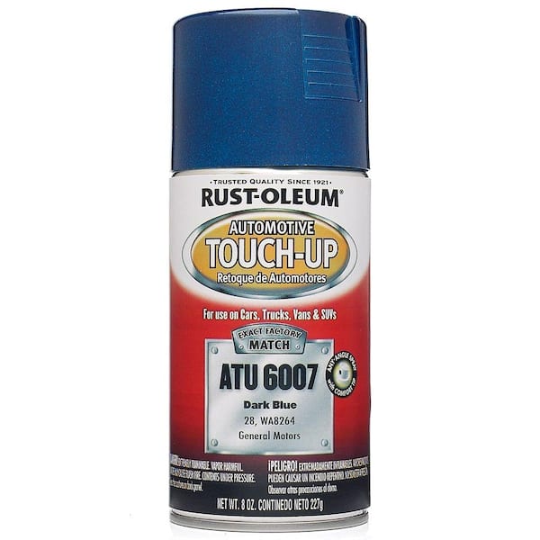 Rust-Oleum Automotive 8 oz. Dark Blue Touch-Up Spray Paint (6-Pack)