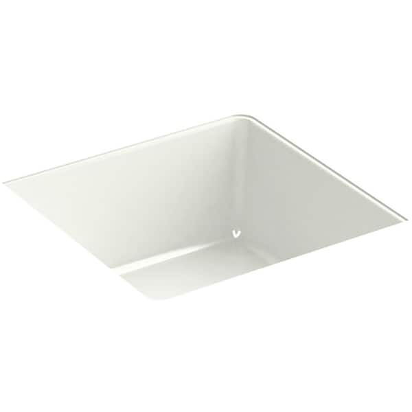 KOHLER Verticyl 13 in. Square Undermount Bathroom Sink in Dune