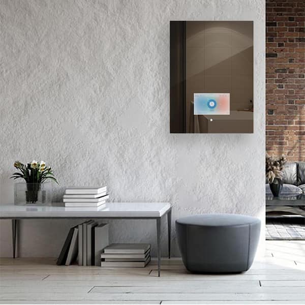 23.6 in. W x 31.5 in. H Rectangular Frameless LED Smart Wall Mount Bathroom Vanity Mirror with Bluetooth Wi-Fi