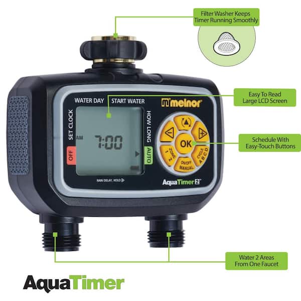 HydroLogic 2-Zone Digital Water Timer 