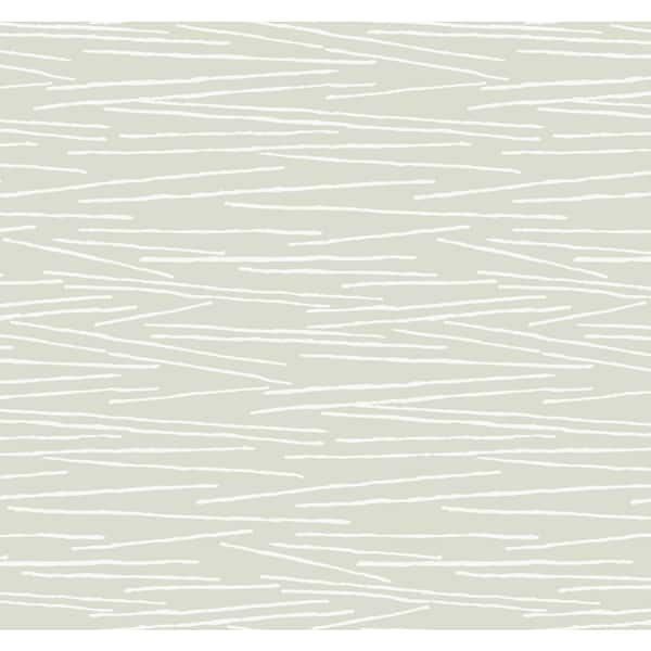 Line Horizon Soft Green Wallpaper