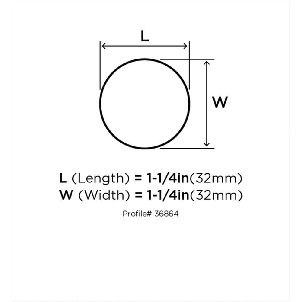 Modern Oil-Rubbed Bronze Round Cabinet Knob with Mounting Hardware