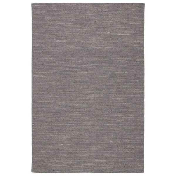 SAFAVIEH Kilim Light Grey Doormat 3 ft. x 5 ft. Solid Color Area Rug