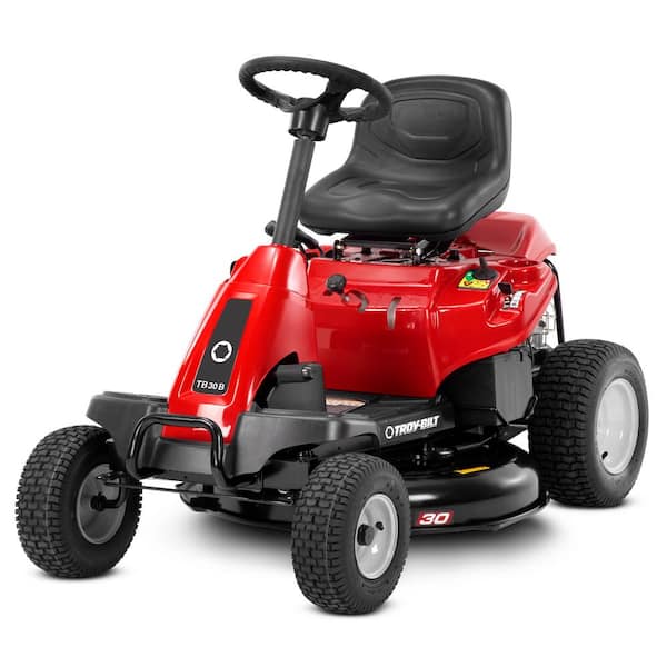 Troy-Bilt 30 in. 10.5 HP Briggs and Stratton Engine 6-Speed Manual Drive Gas Rear Engine Riding Mower with Mulch Kit Included