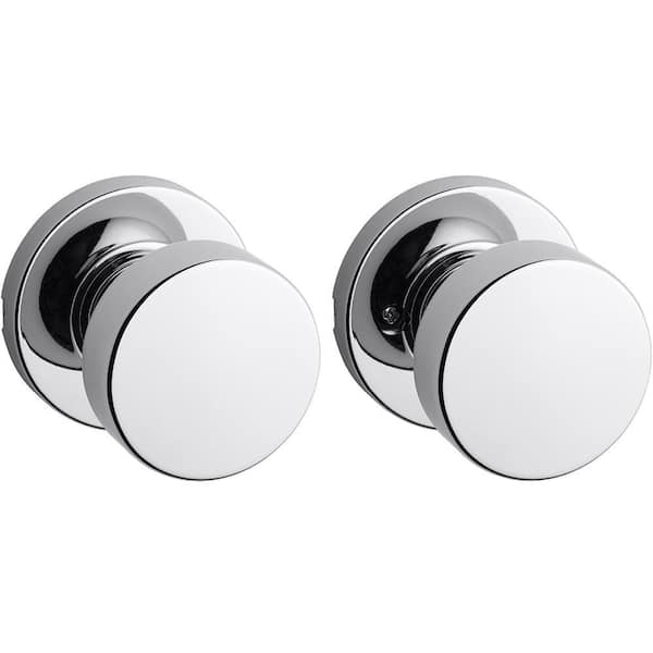 Pismo Round Polished Chrome Hall/Closet Door Knob