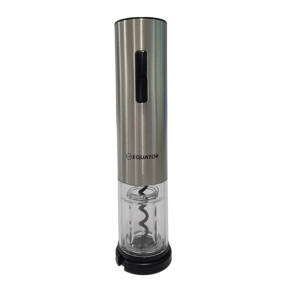 Electric Cordless Wine Opener w/Charging Base, LED Light plus Foil Cutter